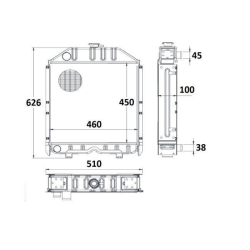 RADIATORE ADAT FIAT 4950225