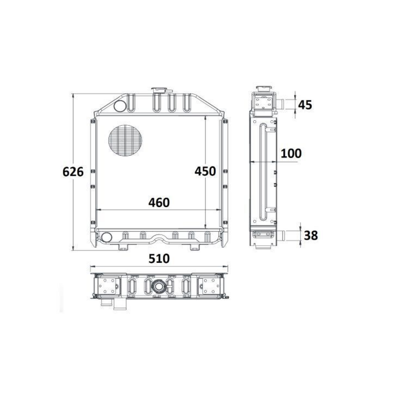 RADIATORE ADAT FIAT 4950225