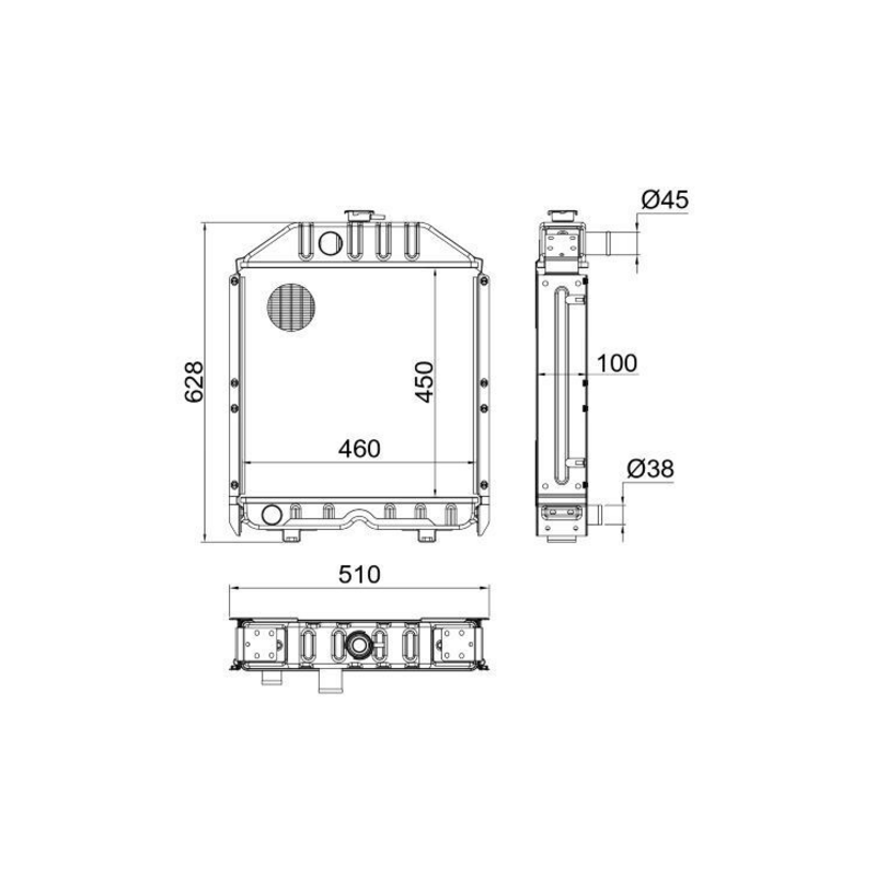 RADIATORE ADATTABILE RIF 5153481