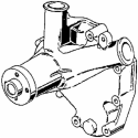 POMPA ACQUA ADATTABILE LANDINI-MASSEY FERGUSON RIF. U5MW0183