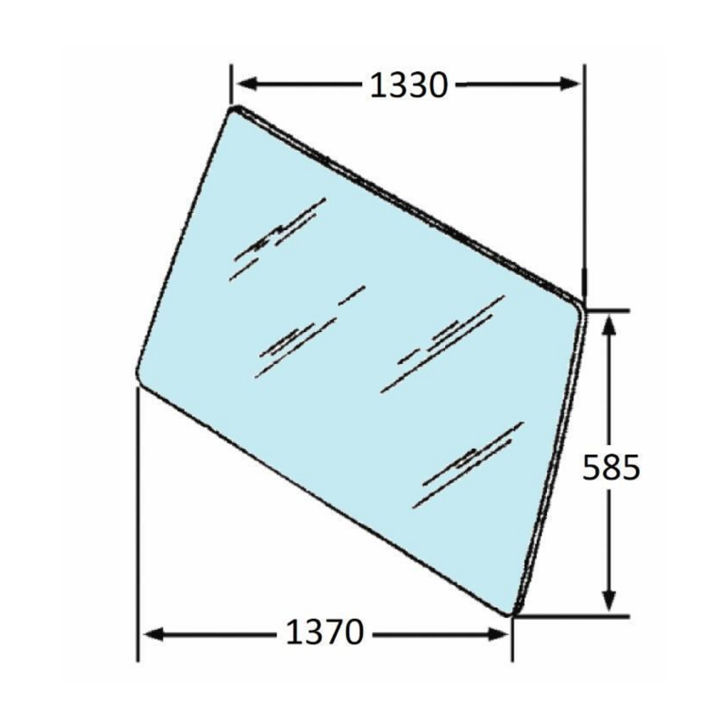 CRISTALLO POSTERIORE ADATTABILE A FIAT 5130388