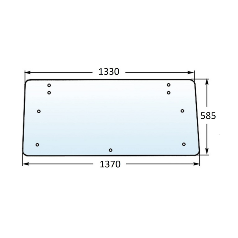 CRISTALLO POSTERIORE ADATTABILE A FIAT 5130388