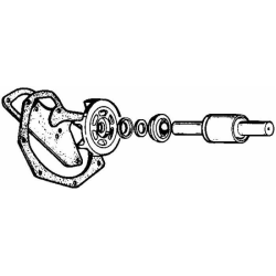 KIT RIPARAZIONE POMPA ACQUA ADATTABILE A RIF. ORIG. 59140