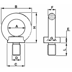 GOLFARO MASCHIO FILETTO M16, Ø ESTERNO 63MM