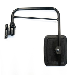 Specchio retrovisore completo dx, misure braccio Ø20 mm altezza 429 mm e lunghezza 365 mm, coppa specchio 231x174 mm