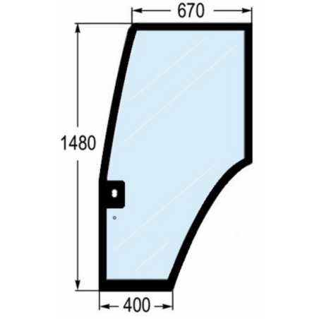 VETRO PORTIERA ADATTABILE 82000396