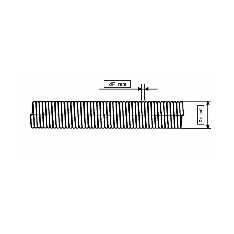 MOLLA TRAZIONE DF 1MM, DE 12MM, L.300 MM