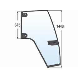 VETRO PORTIERA ADATTABILE 134621091