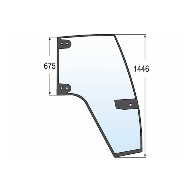 VETRO PORTIERA ADATTABILE 134621091