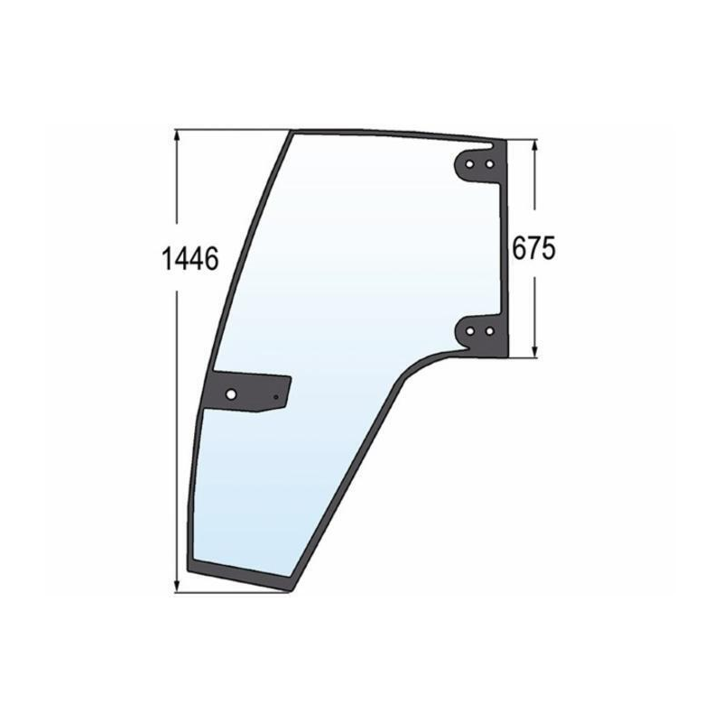 VETRO PORTIERA ADATTABILE 134621080