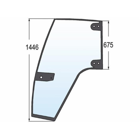 VETRO PORTIERA ADATTABILE 134621080