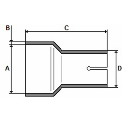 MANICOTTO FEMMINA Ø 55,6-60 MM
