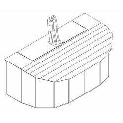 ZAVORRA 1500 KG - GRIGIA