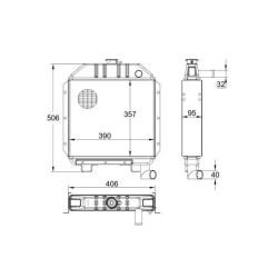 RADIATORE ADATTABILE RIF. ORIGINALE 3131579R91