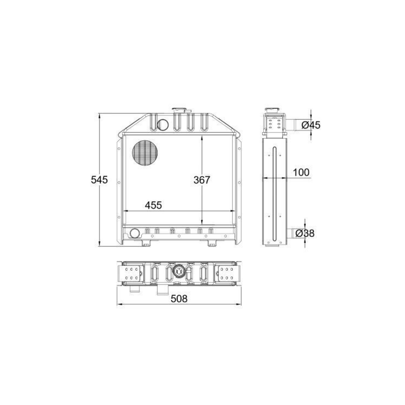 RADIATORE ADATTABILE RIF. ORIGINALE 4970998