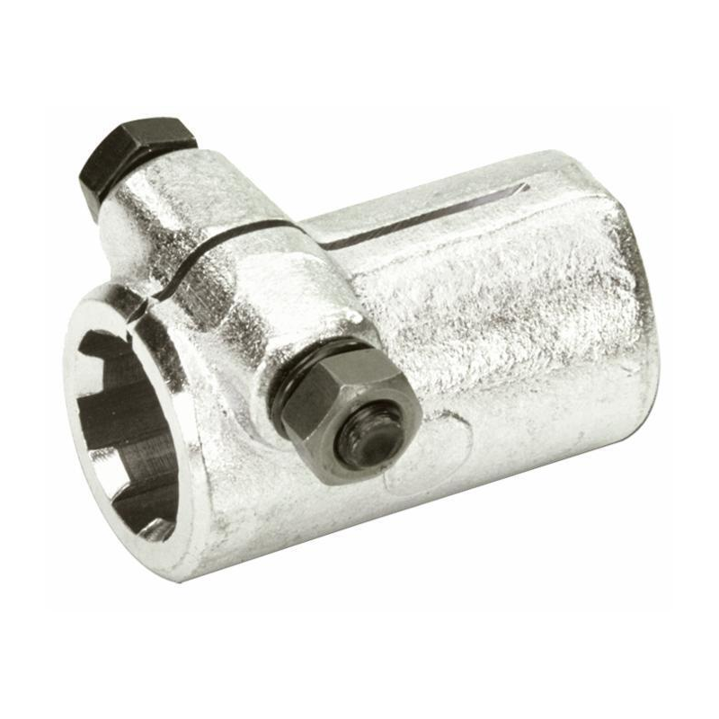 BUSSOLA SCANALATA CON BULLONE 1"3/8 Z6 L-80MM