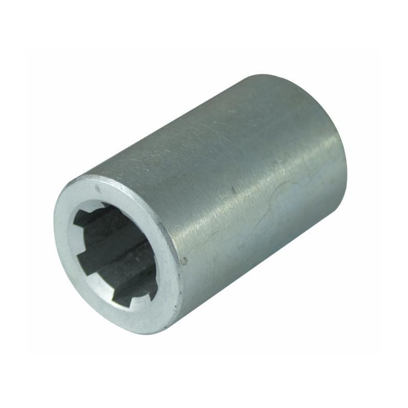 BUSSOLA SCANALATA Ø 38MM, PROFILO 21X25X5MM, L-60 MM