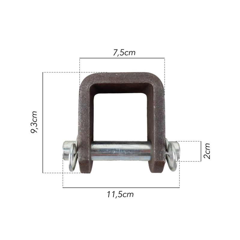 FORCELLA CON PERNO D-19