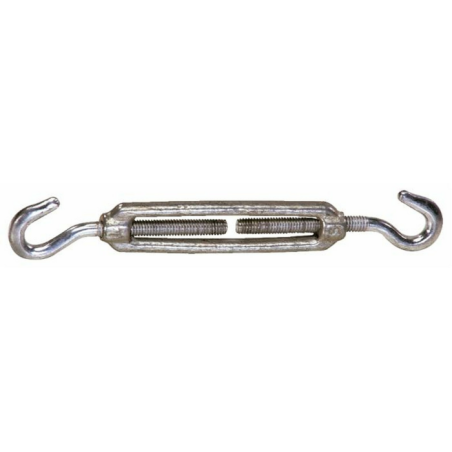 TENDITORE DUE GANCI, FILETTO Ø 1/4", L MINIMA - 145MM