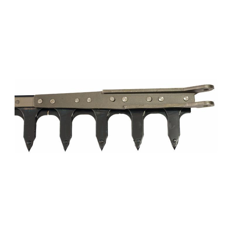 DENTIERA 12 DENTI A TESTA TRANCIATA L- 1,82 MT