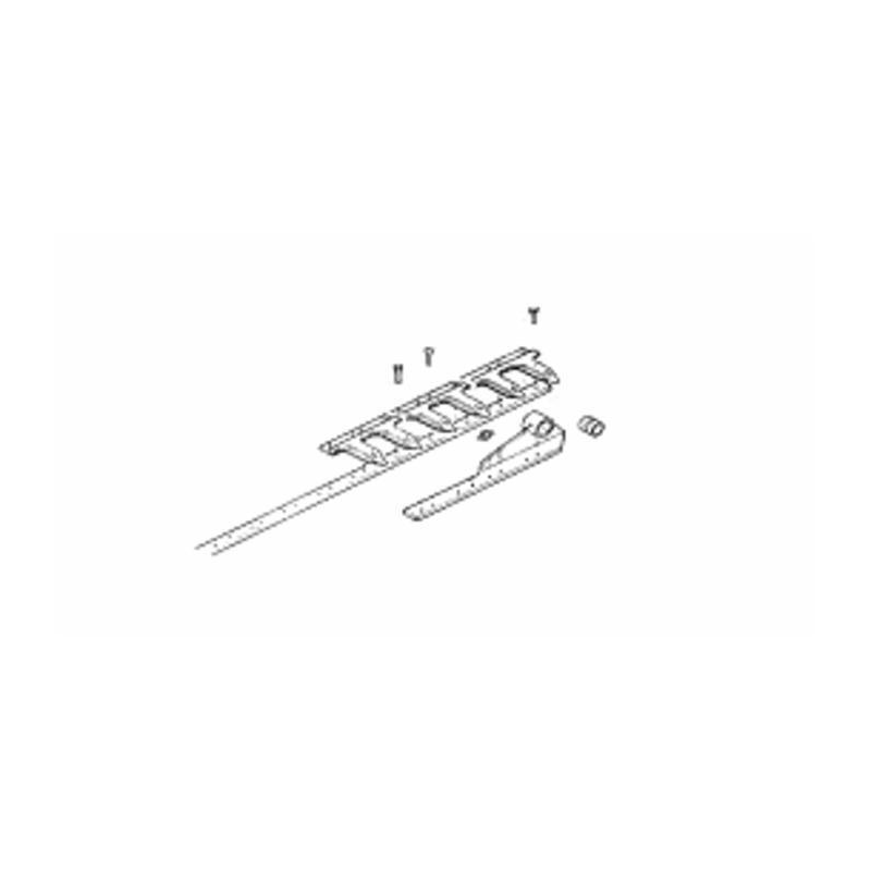 DENTIERA 12 DENTI CON TESTA TRANCIATA L - 1,75 MT