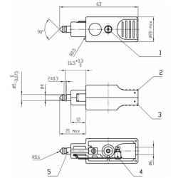 Spina bipolare 12-24 V in plastica