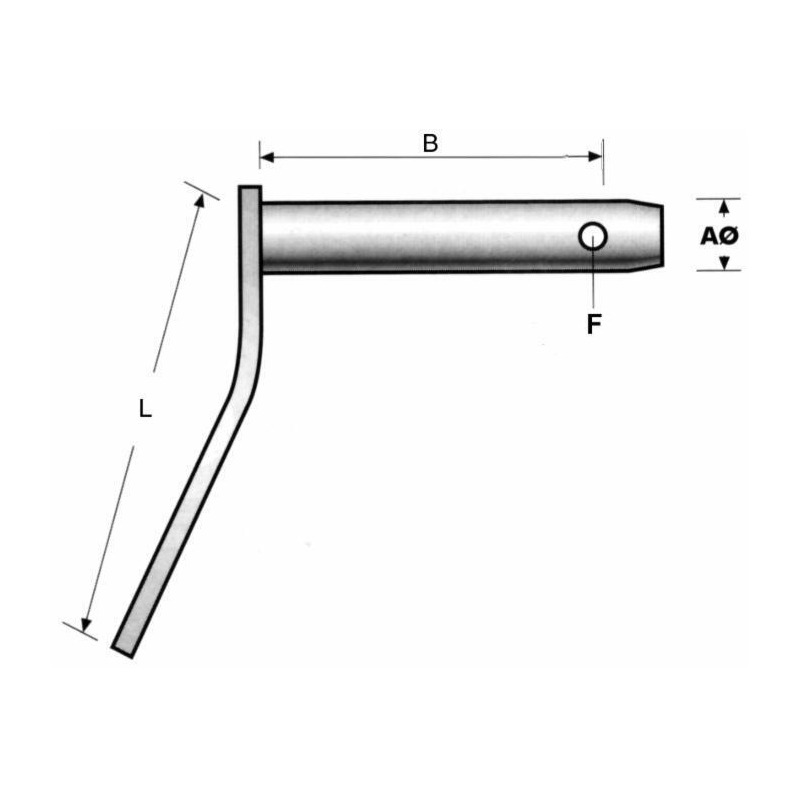 PERNO CON MANIGLIA Ø22 UTILE-123