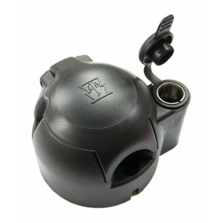 Presa 7 poli + presa 2 poli 12V in plastica
