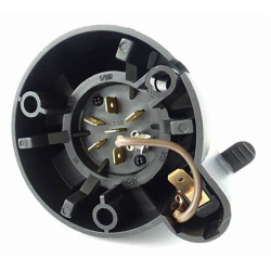 Presa 7 poli + presa 2 poli 12V in plastica
