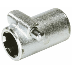 BUSSOLA SCANALATA CON PULSANTE 1"3/8 Z21 L-80MM