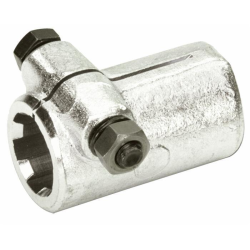 BUSSOLA SCANALATA CON BULLONE 1"3/4 Z6 L-100MM