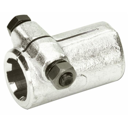 BUSSOLA SCANALATA CON BULLONE 1"3/8 Z21 L-80MM