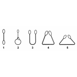 Fascia ad asola viola L - 3000MM