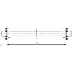 ASSALE Q-40, 4 FORI FIAT, L-1000MM