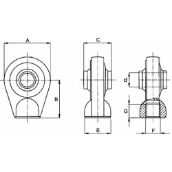 SUPP.ROT.SFERICA Ø-25 TESTAØ-75 INTER-40 SUPERIORE