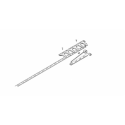 DENTIERA 12 DENTI L   1,75MT