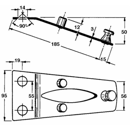 PIASTRA PORTACOLTELLO