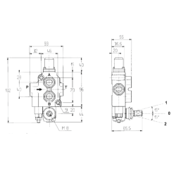 DISTRIBUTORE WALVOIL MODELLO SD4 A 1 LEVA SEMPLICE EFFETTO 40 LITRI