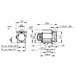 POMPA TRAVASA GASOLIO BY-PASS 3000 12V