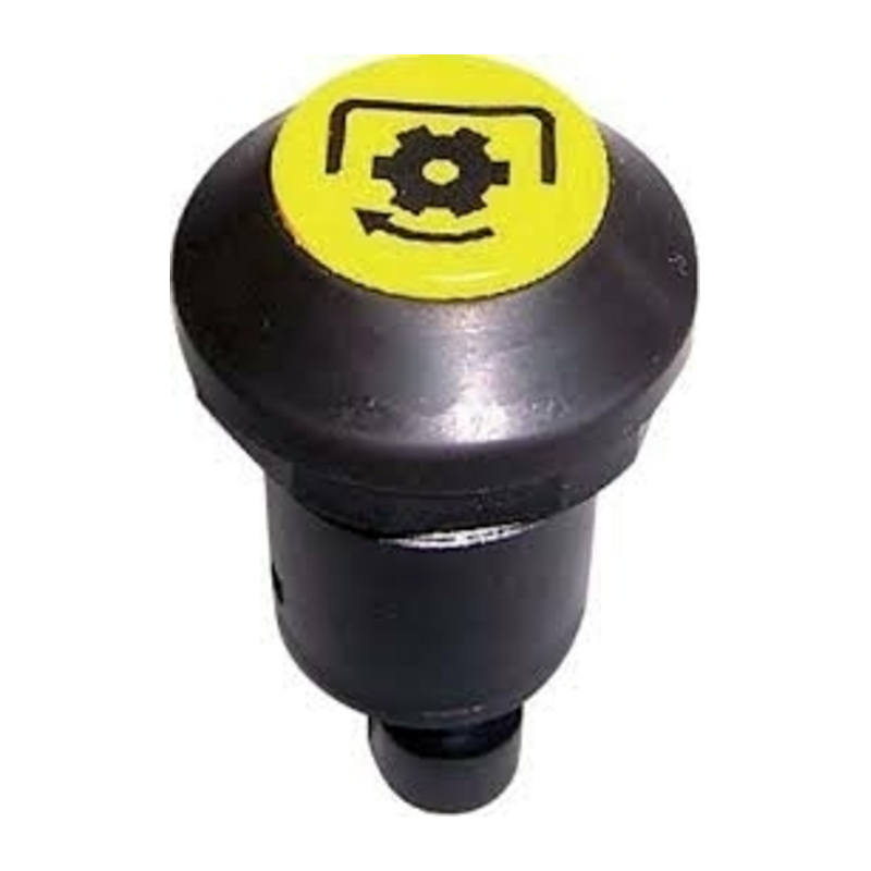 Interruttore a pulsante PNEUTRON giallo, simbolo presa di forza PTO