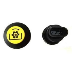 Interruttore a pulsante PNEUTRON giallo, simbolo presa di forza PTO