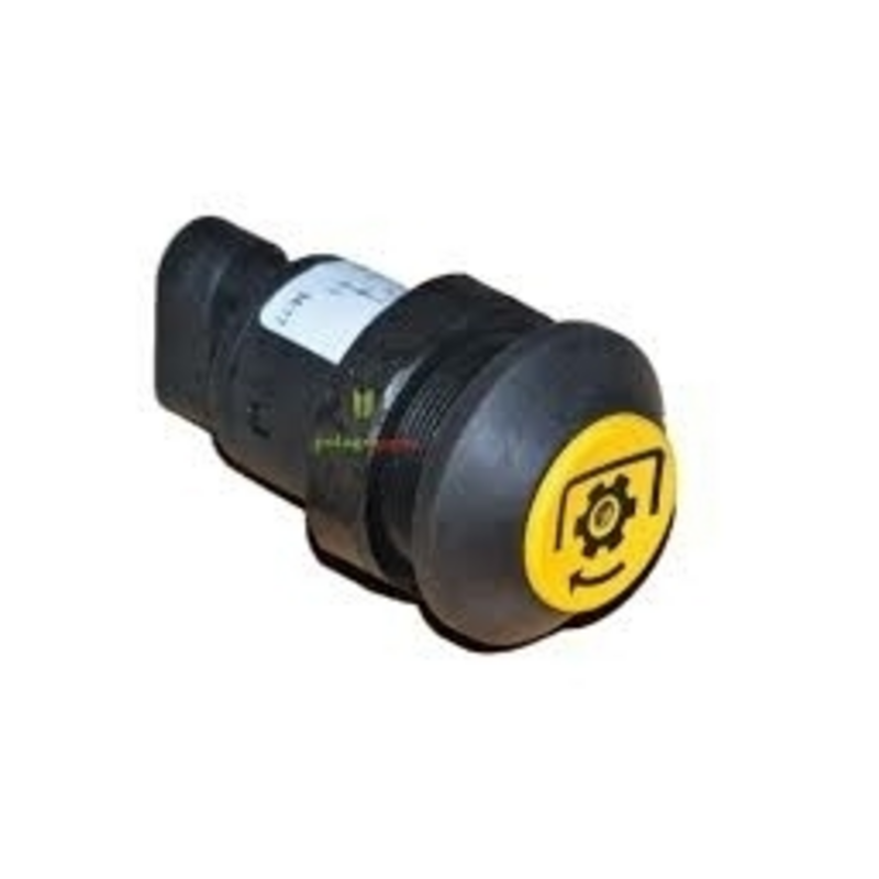 Interruttore a pulsante PNEUTRON giallo, simbolo presa di forza PTO