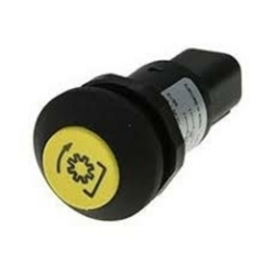 Interruttore a pulsante PNEUTRON giallo, simbolo presa di forza PTO