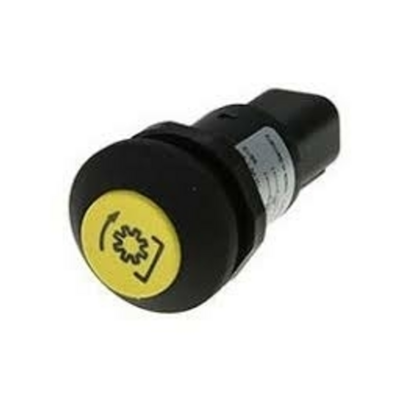 Interruttore a pulsante PNEUTRON giallo, simbolo presa di forza PTO