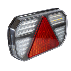 Fanale posteriore LED 12-24V, lato sinistro, 245x40x151 mm