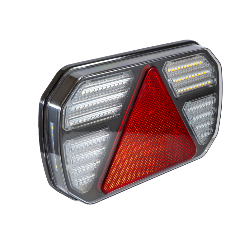 Fanale posteriore LED 12-24V, lato destro, 245x40x151 mm