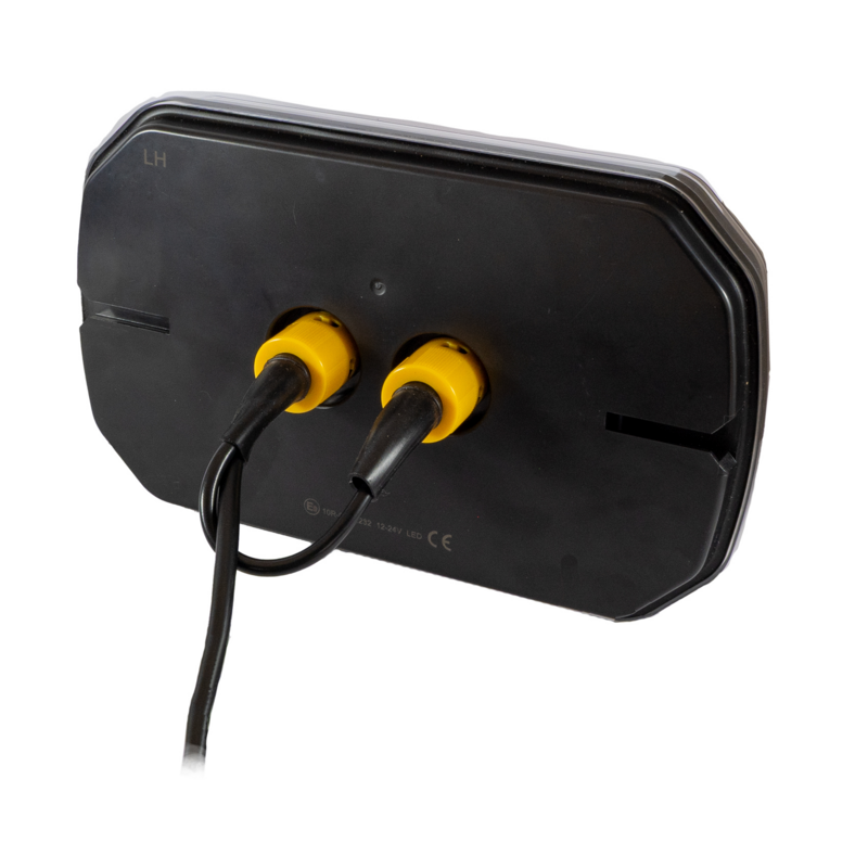 Fanale posteriore LED 12-24V, lato destro, 245x40x151 mm