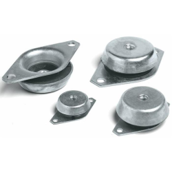 SUPPORTO ANTIVIBRANTE Ø 120 CON DADO M16