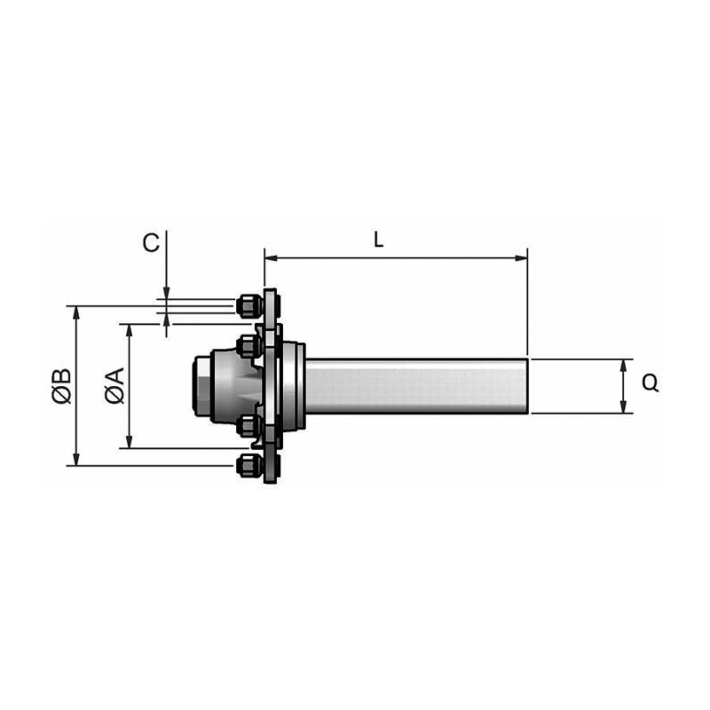 DISCO 4 FORI M12X1,5 ADR