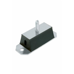 SUPPORTO ANTIVIBRANTE RETTANGOLARE 100X40 PERNO M12